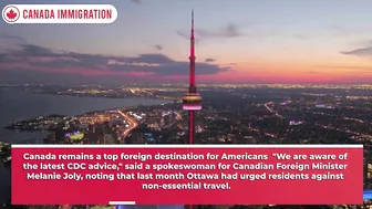 Canada US Travel Update : "Do Not Travel to Canada" CDC | Flight Ban Possible? | Immigration News