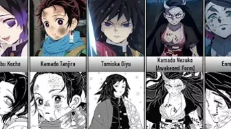 Anime vs Manga Characters Design in Demon Slayer I Otaku Senpai Comparisons