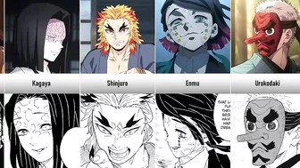 Anime vs Manga Characters Design in Demon Slayer I Otaku Senpai Comparisons