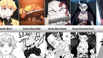 Anime vs Manga Characters Design in Demon Slayer I Otaku Senpai Comparisons