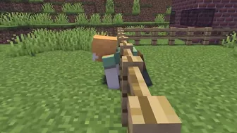 Steve Bites Alex, Biting Twins and Steve I'm Stuck COMPILATION (Minecraft Animation)