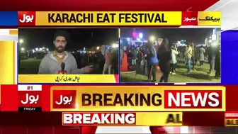 karachi Eat Festival 2022 Day 1 | beach view park | Fayyaz Bukhari | Bol news