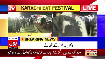 karachi Eat Festival 2022 Day 1 | beach view park | Fayyaz Bukhari | Bol news