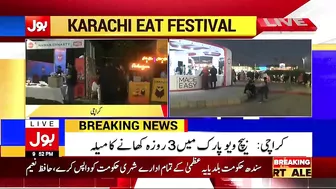 karachi Eat Festival 2022 Day 1 | beach view park | Fayyaz Bukhari | Bol news