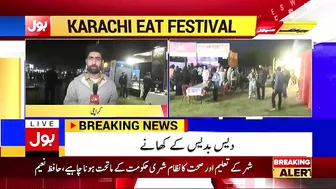 karachi Eat Festival 2022 Day 1 | beach view park | Fayyaz Bukhari | Bol news