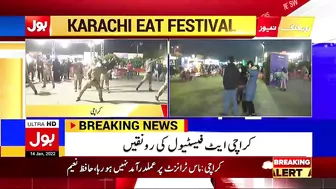 karachi Eat Festival 2022 Day 1 | beach view park | Fayyaz Bukhari | Bol news