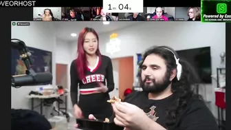 Esfand's Maid Brings Him Food Mid-stream