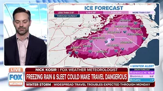 Freezing Rain, Sleet To Make Travel Dangerous In Southeast During Winter Storm