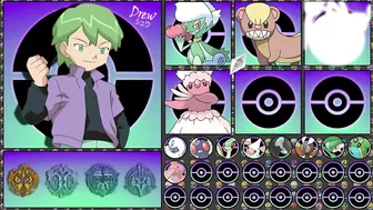 DREW / シュウ NEW!! POKEMON TEAM (IF HE TRAVEL TO OTHER REGION)