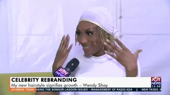 Celebrity Rebranding: My new hairstyle signifies growth – Wendy Shay  - Joy Showbiz Today (14-1-22)