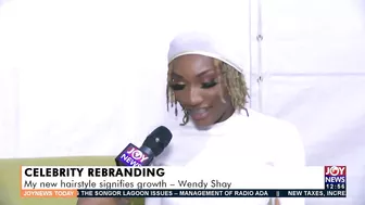 Celebrity Rebranding: My new hairstyle signifies growth – Wendy Shay  - Joy Showbiz Today (14-1-22)