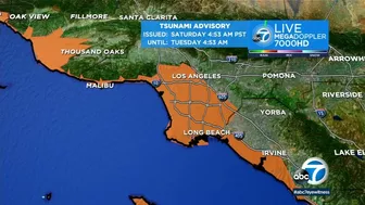 Tsunami advisory prompts closure of OC beaches after undersea volcano erupts in South Pacific I ABC7