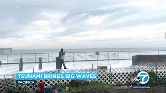 Tsunami advisory prompts closure of OC beaches after undersea volcano erupts in South Pacific I ABC7