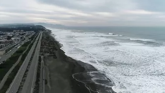 Tsunami Alert Temporarily Closed Ocean Beach 1-15-22