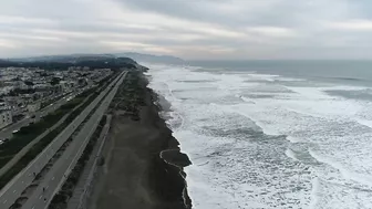 Tsunami Alert Temporarily Closed Ocean Beach 1-15-22