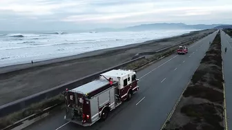 Tsunami Alert Temporarily Closed Ocean Beach 1-15-22