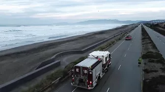 Tsunami Alert Temporarily Closed Ocean Beach 1-15-22