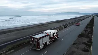 Tsunami Alert Temporarily Closed Ocean Beach 1-15-22