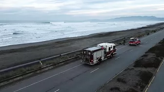 Tsunami Alert Temporarily Closed Ocean Beach 1-15-22