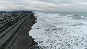 Tsunami Alert Temporarily Closed Ocean Beach 1-15-22