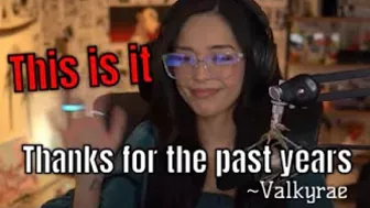 Valkyrae‘s FINAL moment on her LAST stream on YouTube