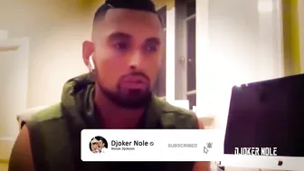 Nick Kyrgios "Djokovic Texted me on Instagram..." - AO 2022 (HD)