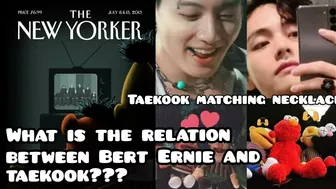 Taekook Analysis: Taehyung Instagram Post | Bert Ernie X Taekook | Matching Necklace Of Taekook