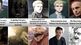 Small Details you Missed in Attack on Titan I Anime Senpai Comparisons