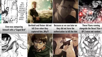 Small Details you Missed in Attack on Titan I Anime Senpai Comparisons