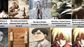 Small Details you Missed in Attack on Titan I Anime Senpai Comparisons