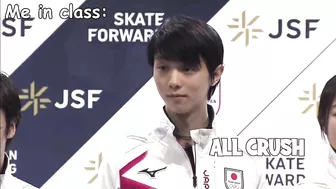 Yuzuru Hanyu is getting kinda chaotic (Funny moments)