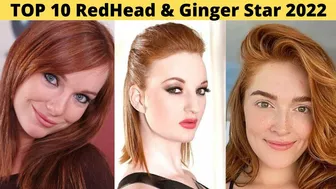 TOP 10 Beautiful RedHead & Ginger PrnStars 2022 | Celebrity Hunter | Part - 2