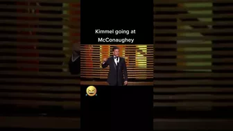 Jimmy Kimmel going at Matthew McConaughey celebrity bizz