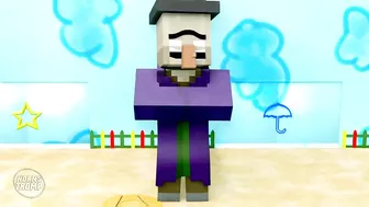 HUGGY WUGGY VS BALDI VS MINECRAFT - SQUID GAME ANIMATION! #8