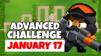 BTD6 Advanced Challenge | 1 Elite Defender VS 1 Moab | January 17, 2022