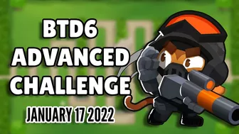 BTD6 Advanced Challenge - 1 Elite Defender VS 1 MOAB (January 17 2022)