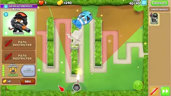 BTD6 Advanced Challenge - 1 Elite Defender VS 1 MOAB (January 17 2022)