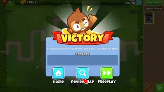 BTD6 Advanced Challenge - 1 Elite Defender VS 1 MOAB (January 17 2022)