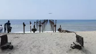 കേരളത്തിലെ ആദ്യ Floating Bridge Alappuzha Beach. #samuels