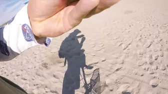 TSUNAMI FROM TONGA REACHS CALIFORNIA WHILE METAL DETECTING AT THE BEACH