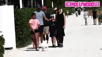 Ivanka Trump & Jared Kushner Soak Up With Sun With Friends & Family On The Beach Boardwalk In Miami