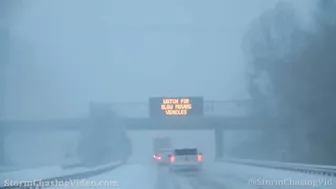 Winter Storm Travel Nightmare, Charlotte, NC - 1/16/2022