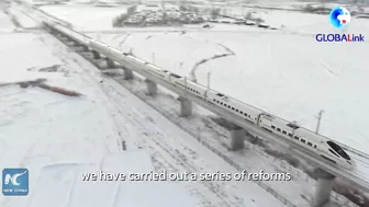 GLOBALink | NE China railway station embraces Spring Festival travel rush