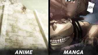 Manga VS Anime - Attack On Titan Season 4 Part 2 Episode 2