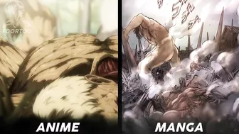 Manga VS Anime - Attack On Titan Season 4 Part 2 Episode 2