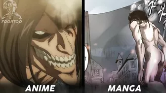 Manga VS Anime - Attack On Titan Season 4 Part 2 Episode 2