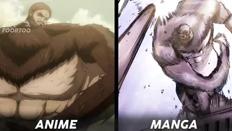 Manga VS Anime - Attack On Titan Season 4 Part 2 Episode 2