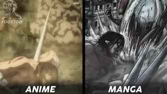 Manga VS Anime - Attack On Titan Season 4 Part 2 Episode 2