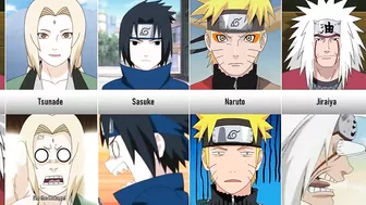 Simplistic Art Forms of Naruto Characters I Naruto Funny Faces I Anime Senpai Comparisons