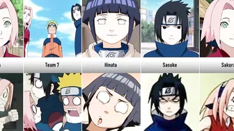 Simplistic Art Forms of Naruto Characters I Naruto Funny Faces I Anime Senpai Comparisons